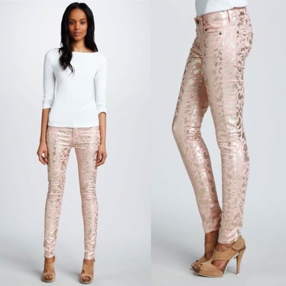 7 For All Mankind Denim - 👖NWOT |•7FAM•| Rose and Gold Skinny Jeans👖